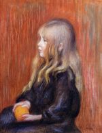 Coco holding a orange 1904